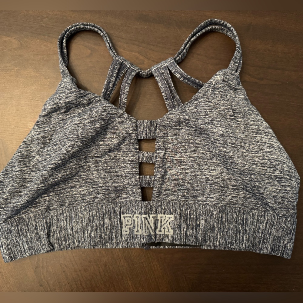 PINK Victoria's Secret Women's Strappy Sports Bra - Picture 2 of 4